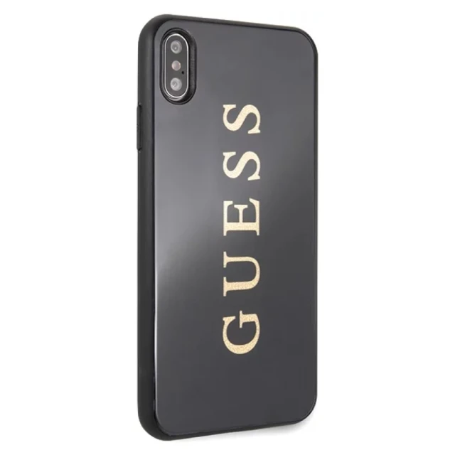 Чохол Guess Classic Double Layer Glitter для iPhone XS Max Black (GUHCI65TGGGBK)