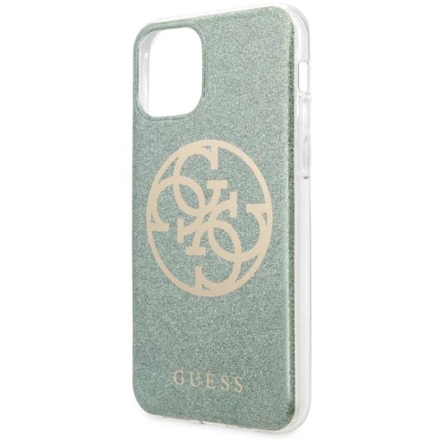 Чохол Guess Circle Glitter для iPhone 11 Pro Khaki (GUHCN58PCUGLKA)