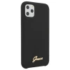 Чохол Guess Silicone Vintage Gold Logo для iPhone 11 Pro Max Black (GUHCN65LSLMGBK)