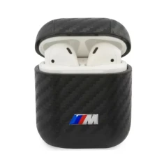 Чохол BMW для AirPods 1 | 2 PU Carbon M Collection Black (BMW000367)
