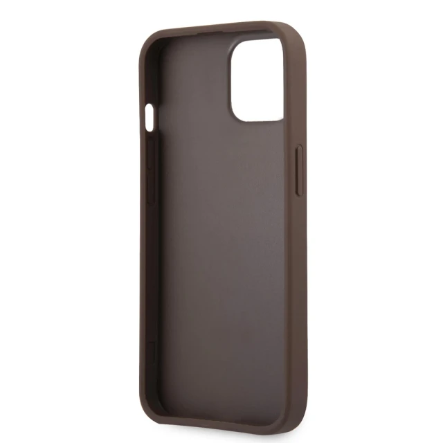 Чохол Guess Big Metal Logo для iPhone 13 Brown (GUHCP13M4GMGBR)