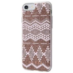 Чохол Guess Aztec Tribal 3D для iPhone SE 2022| 2020 | 8 | 7 Beige (GUHCP7TGTA)