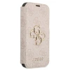 Чехол-книжка Guess Big Metal Logo для iPhone 13 Pro Pink (GUBKP13L4GMGPI)