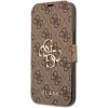 Чохол-книжка Guess Big Metal Logo для iPhone 13 Pro Max Brown (GUBKP13X4GMGBR)