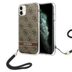 Чохол Guess Print Strap для iPhone 11 Brown (GUOHCN61H4STW)