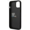 Чохол BMW для iPhone 14 Plus Leather Stamp Tricolor Black (BMHCP14M22PTDK)