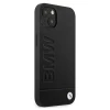 Чохол BMW для iPhone 14 Plus Leather Stamp Black (BMHCP14MSLLBK)