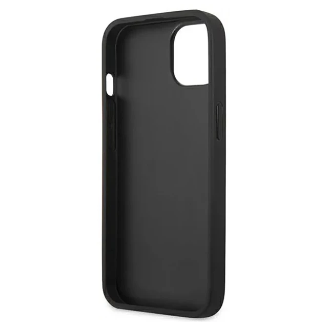 Чохол BMW для iPhone 14 Plus Leather Stamp Black (BMHCP14MSLLBK)