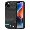 Чехол BMW для iPhone 14 | 13 Leather Carbon Black (BMHCP14S22NBCK)
