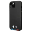 Чохол BMW для iPhone 14 | 13 Leather Stamp Tricolor Black (BMHCP14S22PTDK)