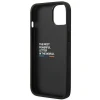 Чохол BMW для iPhone 14 | 13 Leather Stamp Tricolor Black (BMHCP14S22PTDK)
