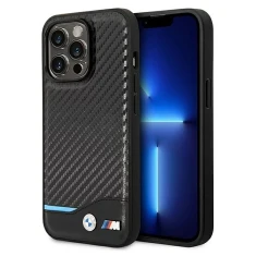 Чохол BMW для iPhone 14 Pro Max Leather Carbon Black (BMHCP14X22NBCK)