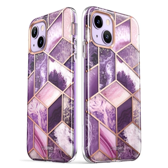 Чехол Supcase Cosmo для iPhone 14 Plus Marble Purple (843439119413)