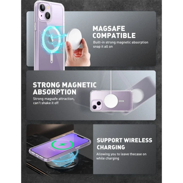 Чохол Supcase Ub Mag для iPhone 14 Plus Clear with MagSafe (843439119734)