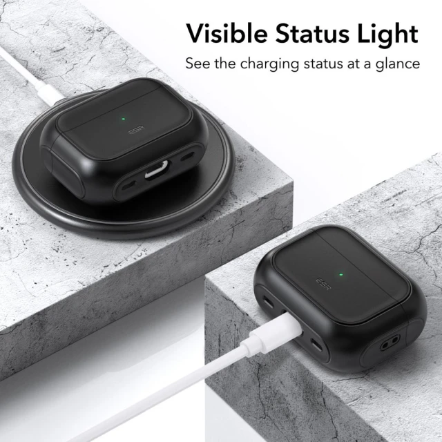 Чохол ESR Orbit Halolock для AirPods Pro 1 | 2 Black with MagSafe (4894240171646)
