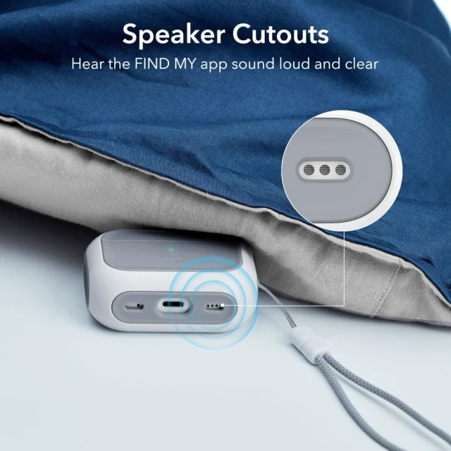 Чохол ESR Orbit Halolock для AirPods Pro 1 | 2 White with MagSafe (4894240171653)