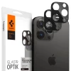 Защитное стекло Spigen для камеры iPhone 14 Pro | 14 Pro Max Optik.tR Camera Protector (2 pack) Black (AGL05273)