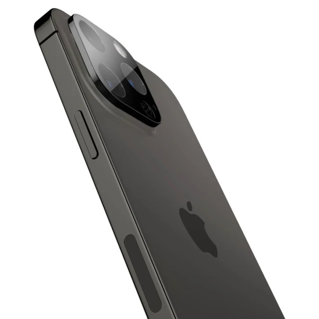 Защитное стекло Spigen для камеры iPhone 14 Pro | 14 Pro Max Optik.tR Camera Protector (2 pack) Black (AGL05273)