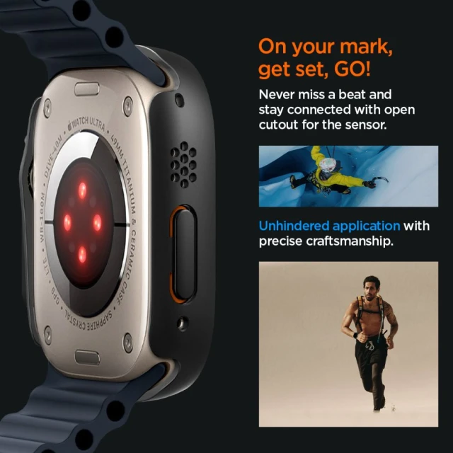 Чохол Spigen Thin Fit 360 для Apple Watch Ultra 49 mm Black (ACS05558)