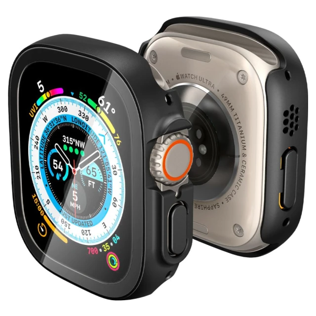 Чохол Spigen Thin Fit 360 для Apple Watch Ultra 49 mm Black (ACS05558)