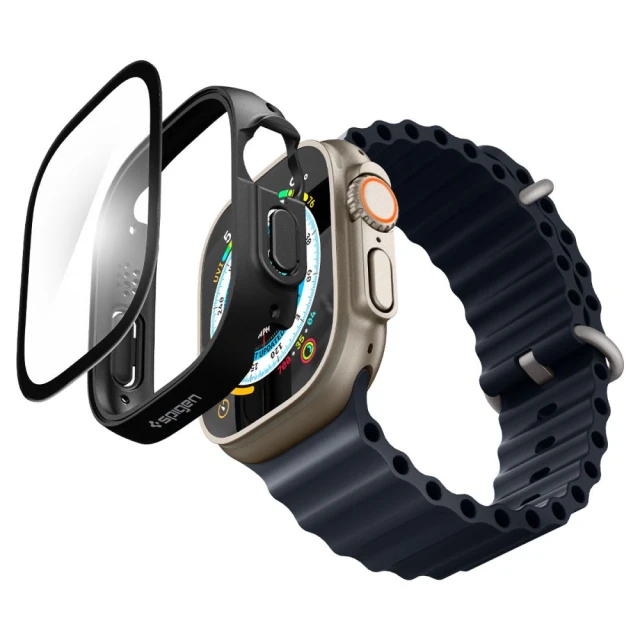 Чохол Spigen Thin Fit 360 для Apple Watch Ultra 49 mm Black (ACS05558)