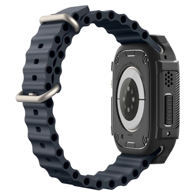 Чохол Spigen Rugged Armor для Apple Watch Ultra 49 mm Matte Black (ACS05456)