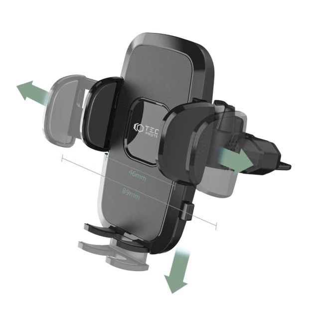 Автотримач Tech-Protect V3 Universal CD Car Mount Black (9490713929063)