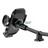 Автотримач Tech-Protect V3 Universal Long Arm Windshield & Dashboard Car Mount Black (9490713928219)