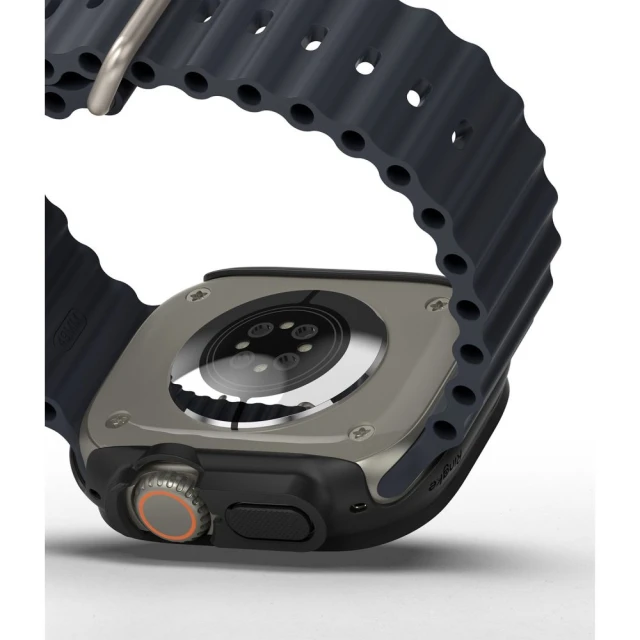 Чохол Ringke Slim (2 Pack) для Apple Watch Ultra 49 mm Clear Matte Black (8809881268873)