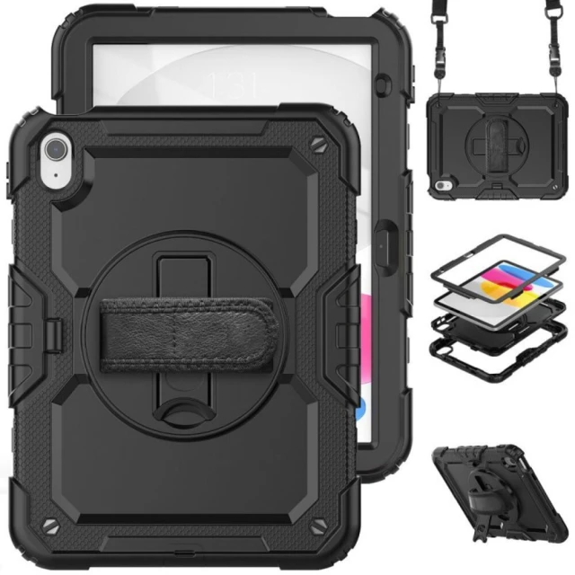 Чохол Tech-Protect Solid 360 для iPad 11 2025 11th Gen | 10.9 2022 10th Gen Black (9490713927670)