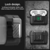 Чохол для навушників Spigen Lock Fit для AirPods Pro 1 | 2 Matte Black (ACS05485)