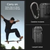 Чохол для навушників Spigen Lock Fit для AirPods Pro 1 | 2 Matte Black (ACS05485)