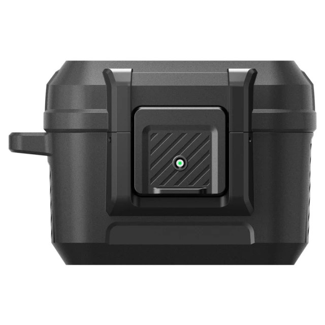 Чохол для навушників Spigen Lock Fit для AirPods Pro 1 | 2 Matte Black (ACS05485)
