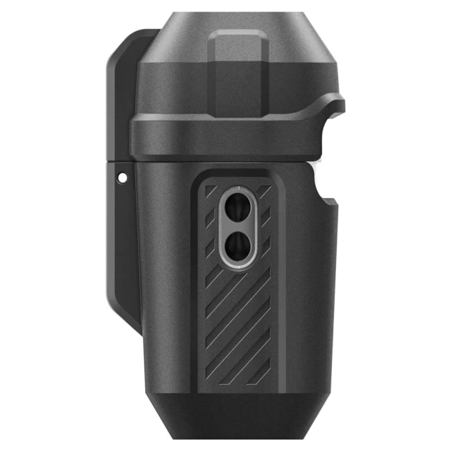 Чохол для навушників Spigen Lock Fit для AirPods Pro 1 | 2 Matte Black (ACS05485)
