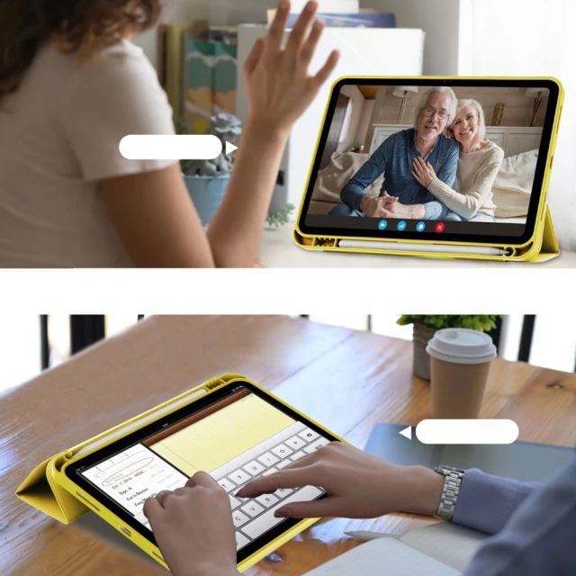 Чохол Tech-Protect SC Pen для iPad 11 2025 11th Gen | 10.9 2022 10th Gen Yellow (9490713930861)