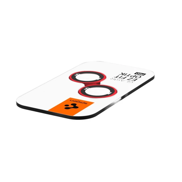 Захисне скло Spigen для камери iPhone 14 | 14 Plus Optik.tR Camera Protector (2 pack) Red (AGL05605)