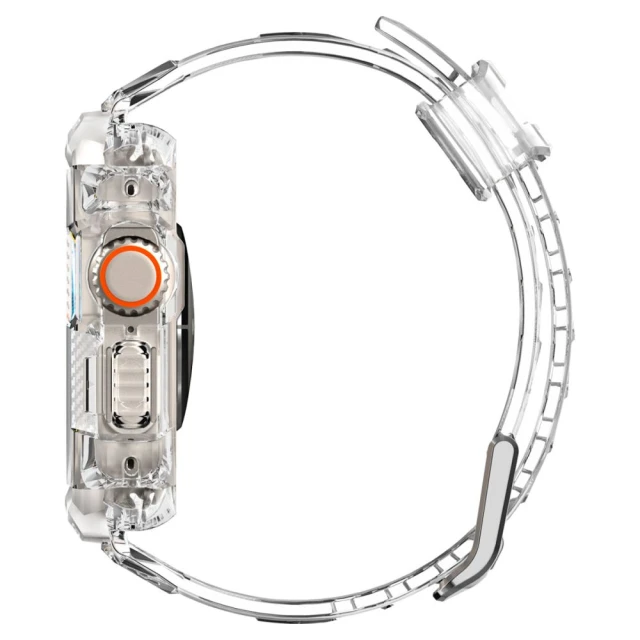 Чохол-ремінець Spigen Rugged Armor Pro Band для Apple Watch Ultra 49 mm Crystal Clear (ACS05461)