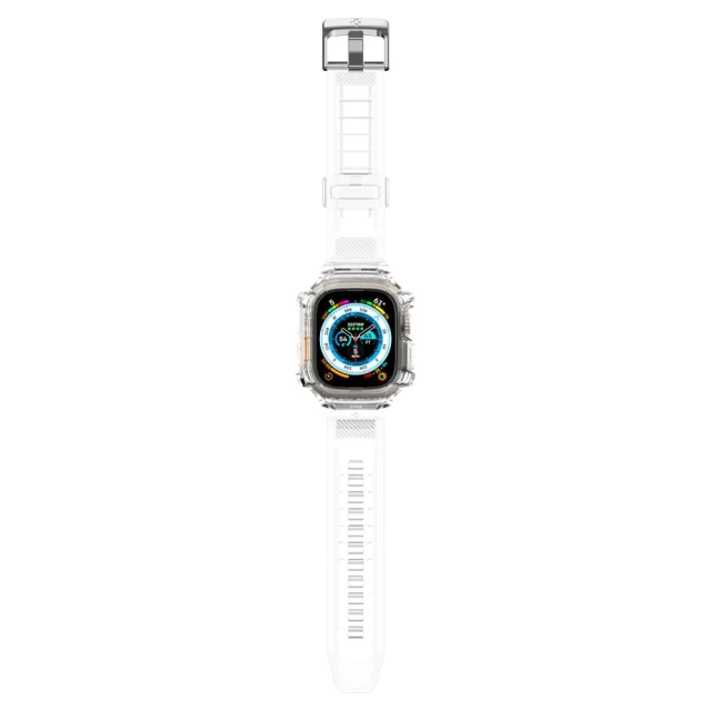 Чохол-ремінець Spigen Rugged Armor Pro Band для Apple Watch Ultra 49 mm Crystal Clear (ACS05461)