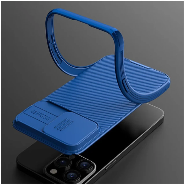 Чохол Nillkin CamShield Pro для iPhone 15 Pro Max Blue (6902048266780)