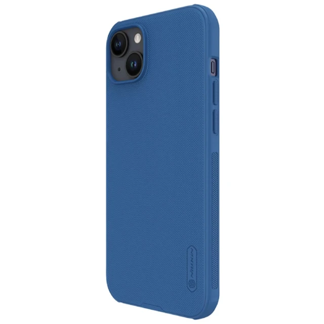 Чехол Nillkin Super Frosted Shield Pro для iPhone 15 Plus Blue (6902048265622)