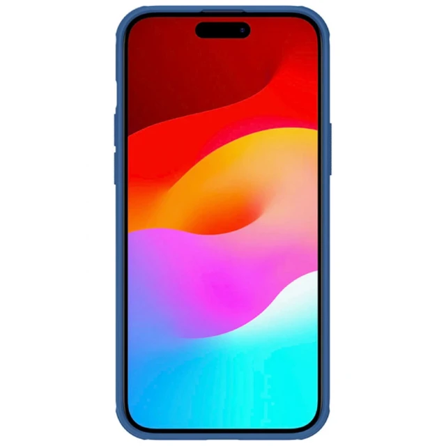 Чехол Nillkin Super Frosted Shield Pro для iPhone 15 Plus Blue (6902048265622)