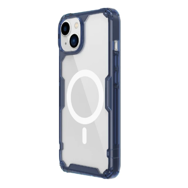 Чохол Nillkin Nature Pro для iPhone 15 Plus Blue with MagSafe (6902048265943)