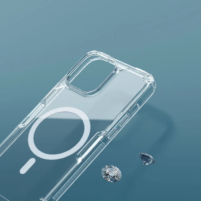 Чохол Nillkin Nature Pro для iPhone 15 Plus Blue with MagSafe (6902048265943)