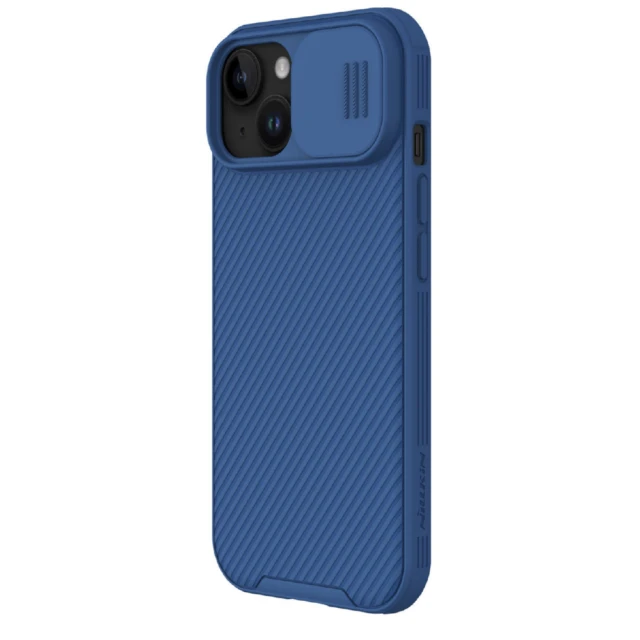 Чохол Nillkin CamShield Pro для iPhone 15 Plus Blue with MagSafe (6902048266759)