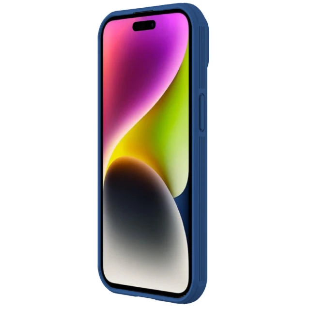 Чохол Nillkin CamShield Pro для iPhone 15 Plus Blue with MagSafe (6902048266759)
