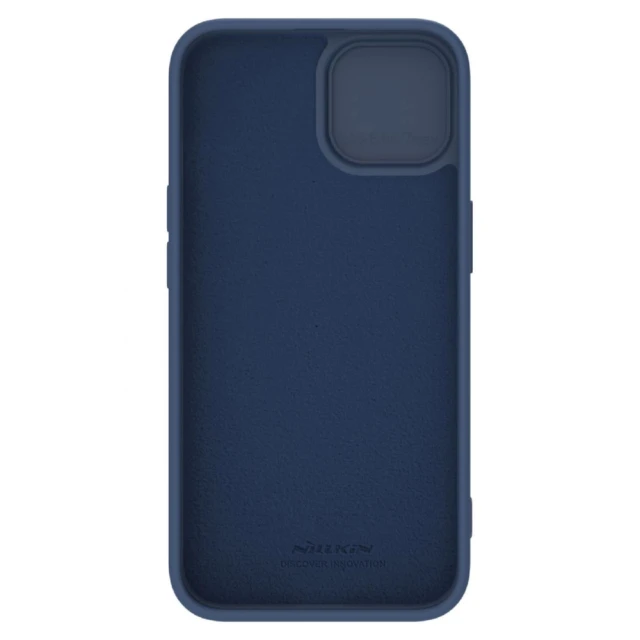 Чохол Nillkin CamShield Silky для iPhone 15 Plus Dark Blue (6902048266476)
