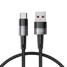 Кабель Tech-Protect Ultraboost USB-A to USB-C 66W 0.5 m Grey (9319456607499)