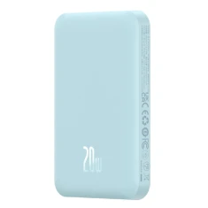Портативное зарядное устройство Baseus Magnetic Mini 20W | 7.5W 5000mAh Blue with USB-C to USB-C Cable with MagSafe (P10022107313-00)