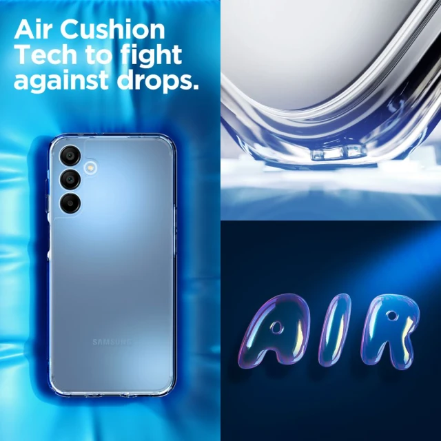 Чохол Spigen Ultra Hybrid для Samsung Galaxy A15 4G | A15 5G Crystal Clear (ACS07241)