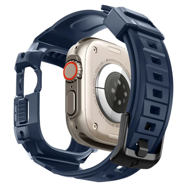 Чехол-ремешок Spigen Rugged Armor Pro для Apple Watch Ultra 49 mm Navy Blue (ACS07389)